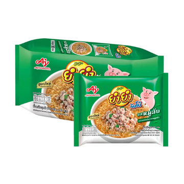 บะหมี่กึ่งสำเร็จรูป รสหมูสับ 60g ( แพ็ค 10 )