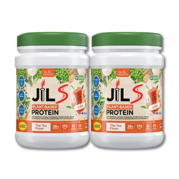 Plant-based protein, Thai tea flavor 400g ( Pack 2 )