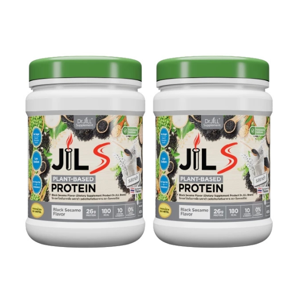 Plant-based protein, black sesame flavor 400g ( Pack 2 )
