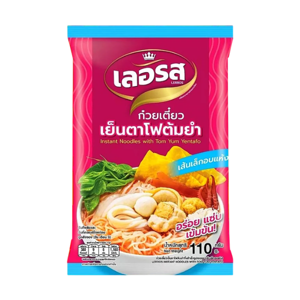 Yentafo tom yum noodles, thin rice noodles 110g