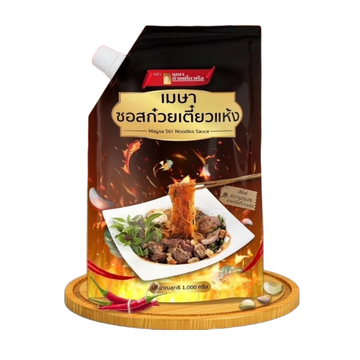 น้ำซอส ก๋วยเตี๋ยวแห้ง สำเร็จรูป (เผ็ด) 1000g