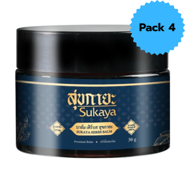 บาล์ม สูตรตำรับโบราณ สารสกัดธรรมชาติ 100% 30g ( แพ็ค 4 )