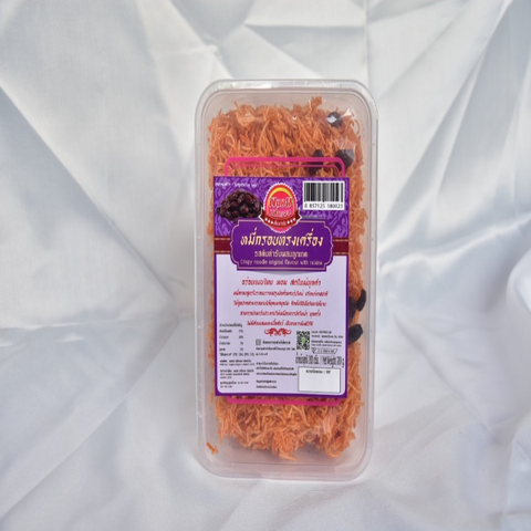 Seasoned crispy noodles, original flavor with raisins 200g