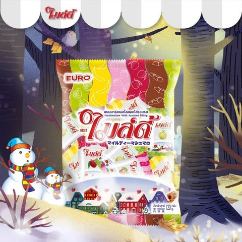 Assorted-flavor marshmallows 120g