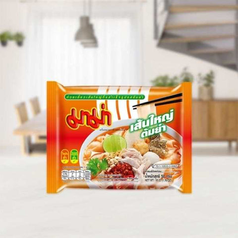 Instant Wide Rice Noodles, Tom Yum Flavor (50g x 6-sachet pack)