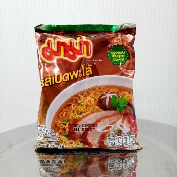 Instant noodles, stewed duck flavor ( 55g x pack of 6 sachets )