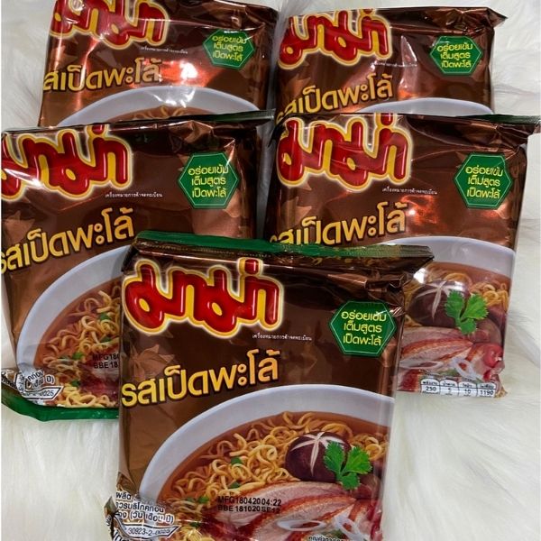 Instant noodles, stewed duck flavor ( 55g x pack of 6 sachets )