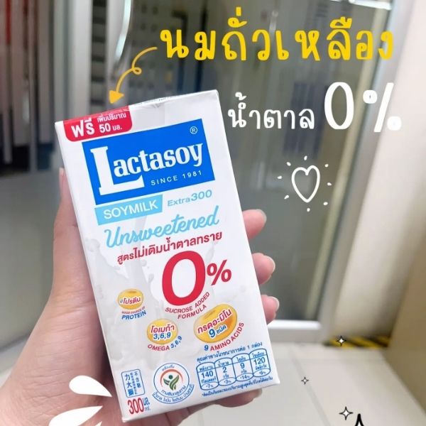 UHT soy milk, plain flavor 300ml (pack of 6 cartons)