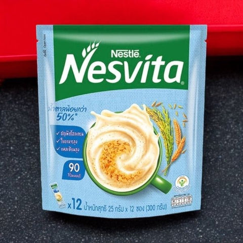 Instant cereal drink, less sugar formula, 25g (12 sachets)
