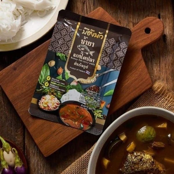 Instant fermented fish entrails curry sauce 80g (12 sachets)