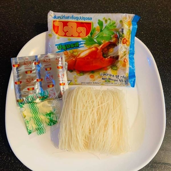 Seasoned rice vermicelli 55g ( pack of 6 sachets )