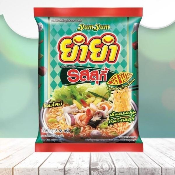 Flat instant noodles, sukiyaki flavor, 55g (10-pack)