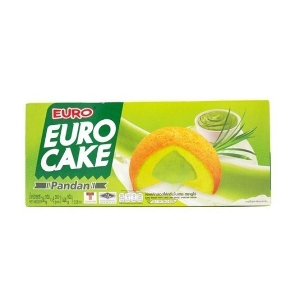 Cream-filled pandan cream puff cake 144g