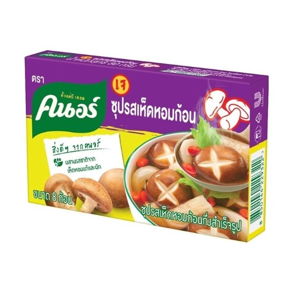 Semi-instant shiitake mushroom-flavored soup cubes, vegetarian 80g