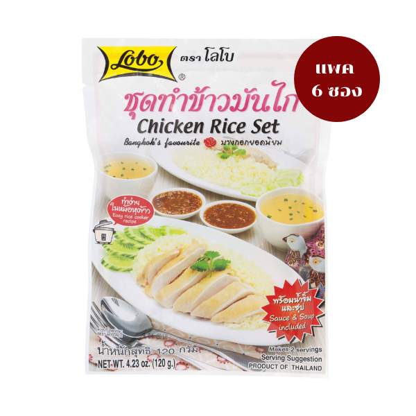 Hainanese chicken rice seasoning set 120g (pack of 6 sachets)