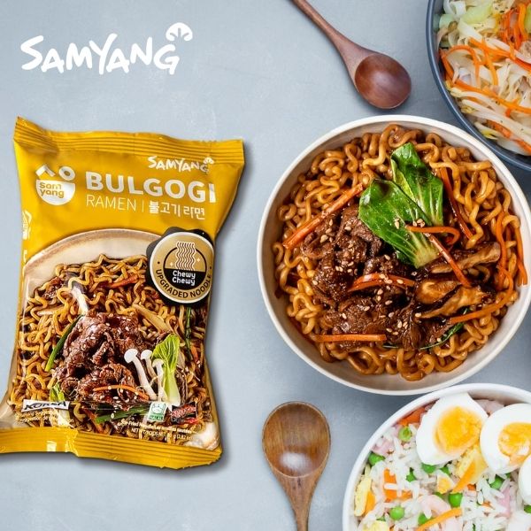 Dry instant noodles, bulgogi flavor, 80g (5-pack)