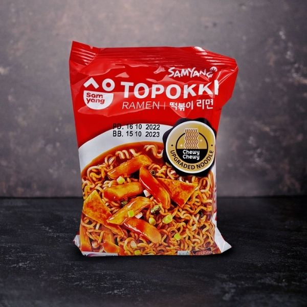 Dry instant noodles, tteokbokki flavor, 80g (5-pack)