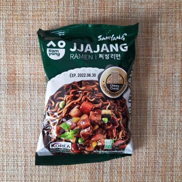 Dry instant noodles, original black bean sauce flavor, 80g (5-pack)