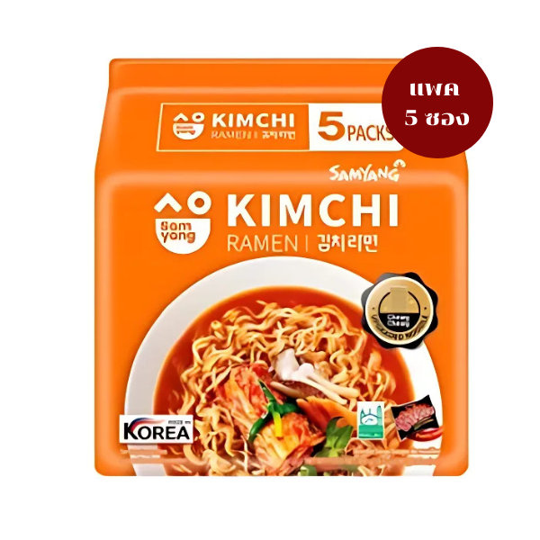 Instant noodles, Kimchi flavor 80g ( 5-pack )