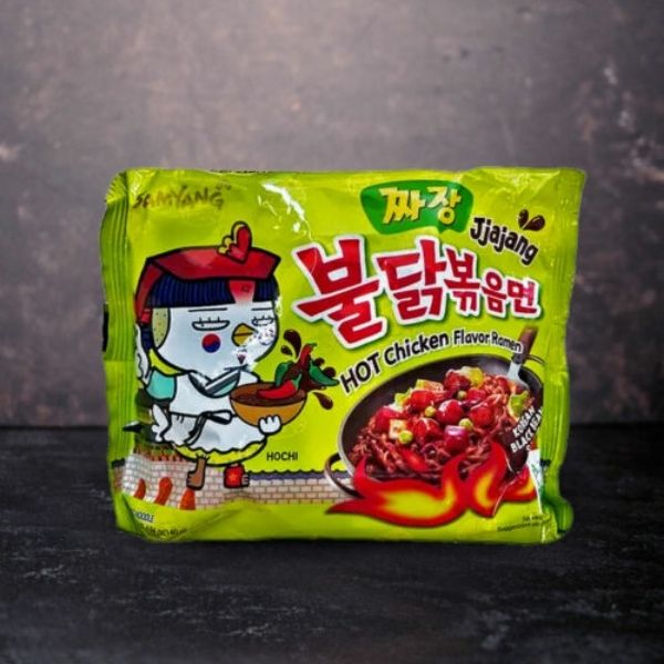 Dry instant noodles, spicy chicken black bean sauce flavor, 140g (5-pack)
