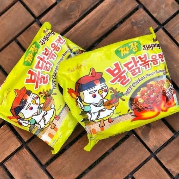 Dry instant noodles, spicy chicken black bean sauce flavor, 140g (5-pack)