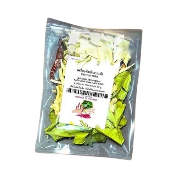 Tom Yum seasoning 30g (galangal, lemongrass, kaffir lime leaves, dried chili)