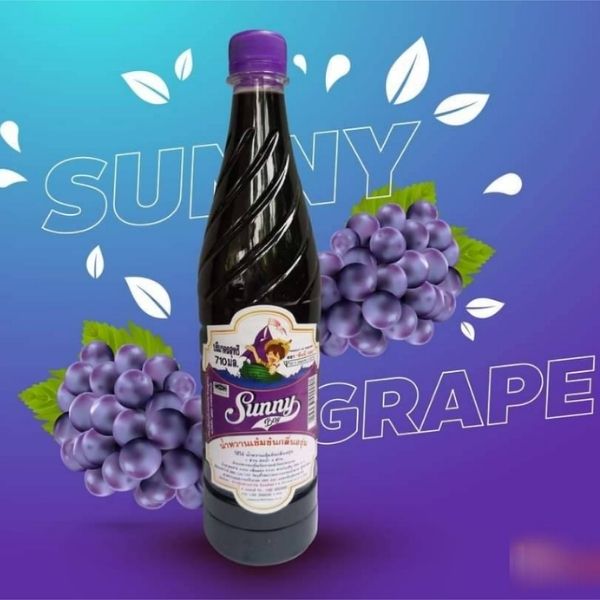 Concentrated syrup, grape flavor 710ml