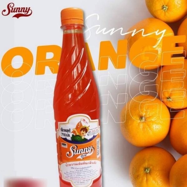 Concentrated syrup, orange flavor 710ml
