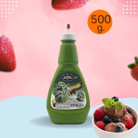 Beverage topping, ice cream topping, milk green tea flavor 500g