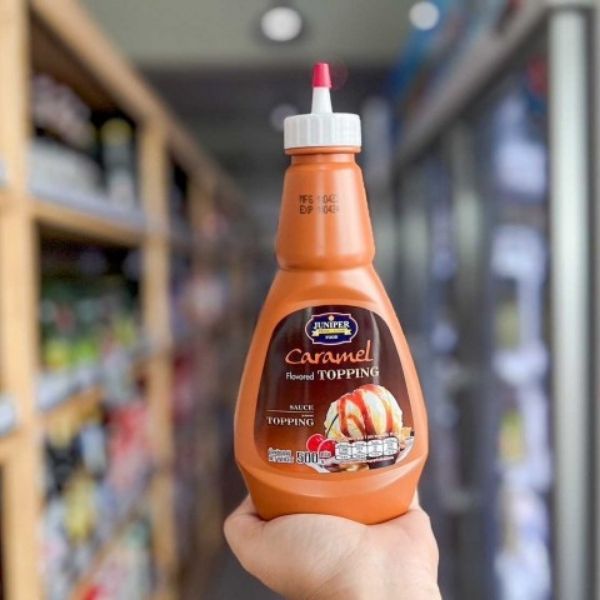 Drink topping, ice cream topping, caramel flavor 500g