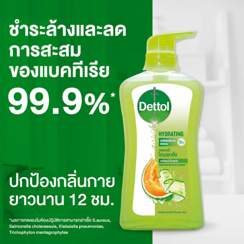 Antibacterial shower gel, Hydrating formula 500ml (Pack of 2 bottles)