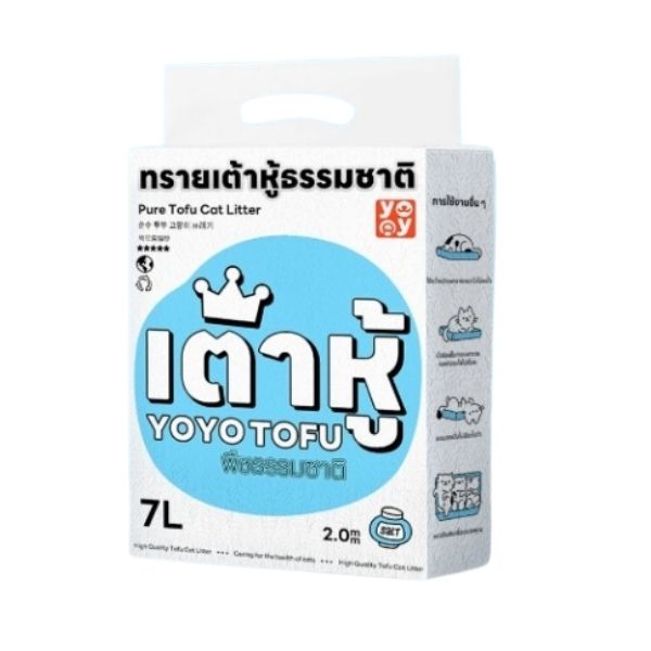 100% organic tofu cat litter, sea salt scent 7L