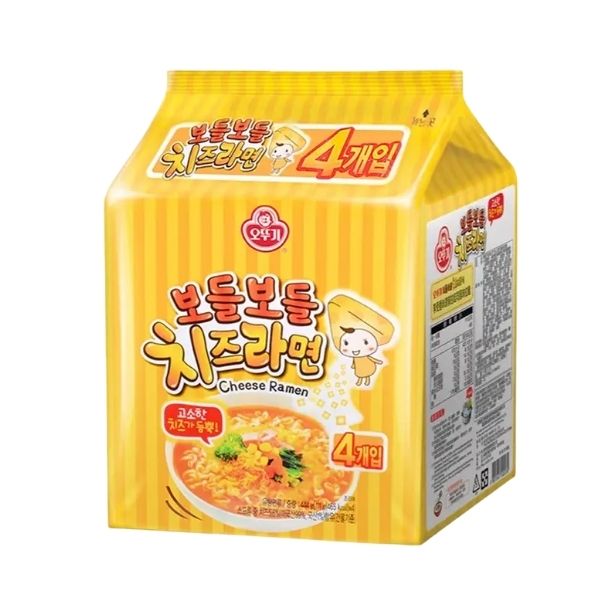 Instant ramen, cheese flavor 111g (pack of 4)