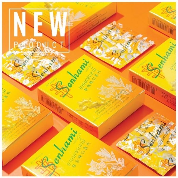 Herbal lozenges, Kam Kik Phiang formula 120g (pack of 3 boxes)