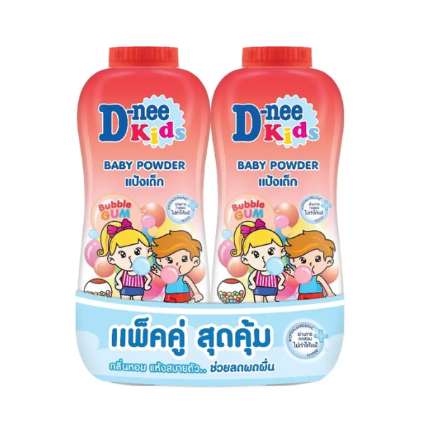 Bubble Gum Scented Baby Powder 300g (Pack 2)