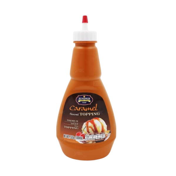 Drink topping, ice cream topping, caramel flavor 500g