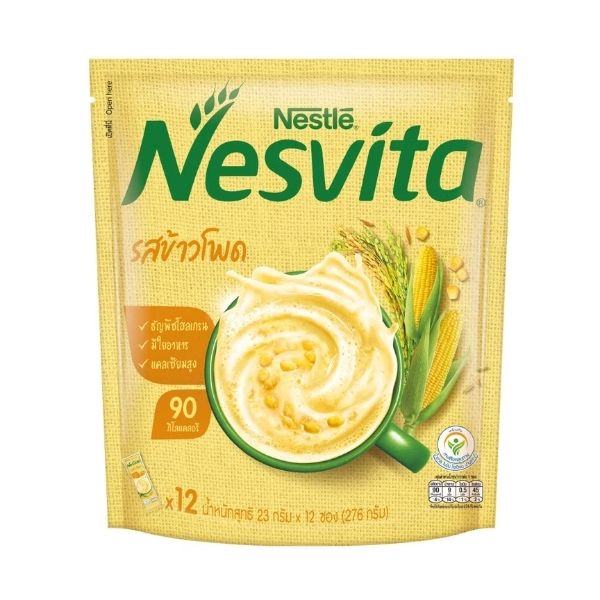 Instant cereal drink, corn flavor 23 gramsg ( pack of 12 sachets )