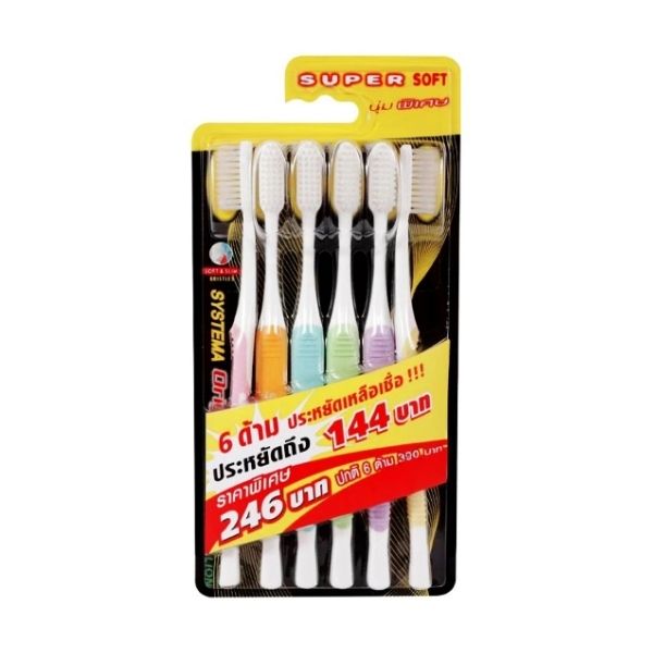 Toothbrushes ( pack of 6 )