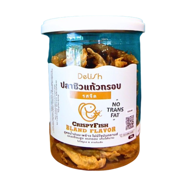 Crispy glassfish, coconut oil formula, plain flavor 100g
