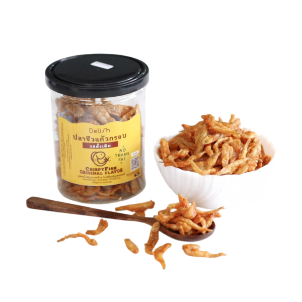 Crispy glass fish, original flavor, coconut oil recipe 100g