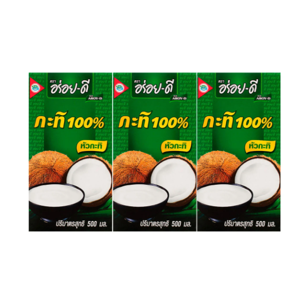100% coconut milk, big pack 500ml, pack of 3