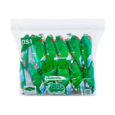 Crispy fried snack, nori seaweed flavor 12g pack of 12