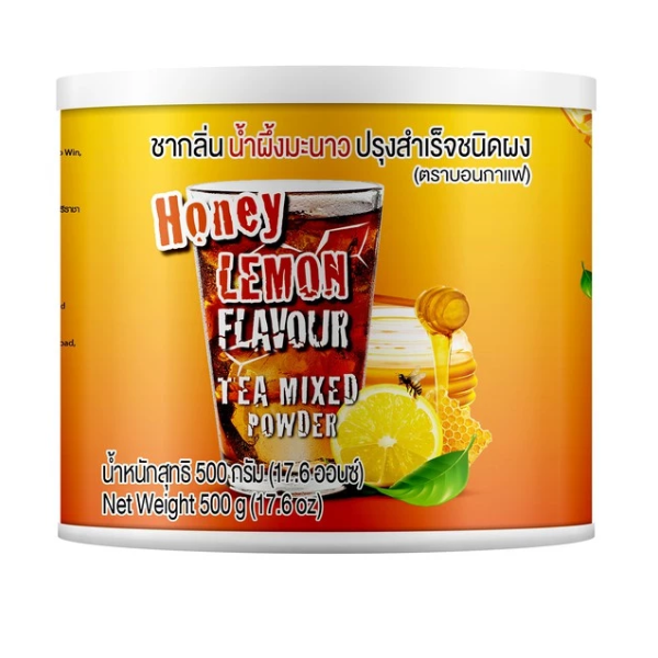 Instant powdered tea, honey lemon flavor (can) 500g