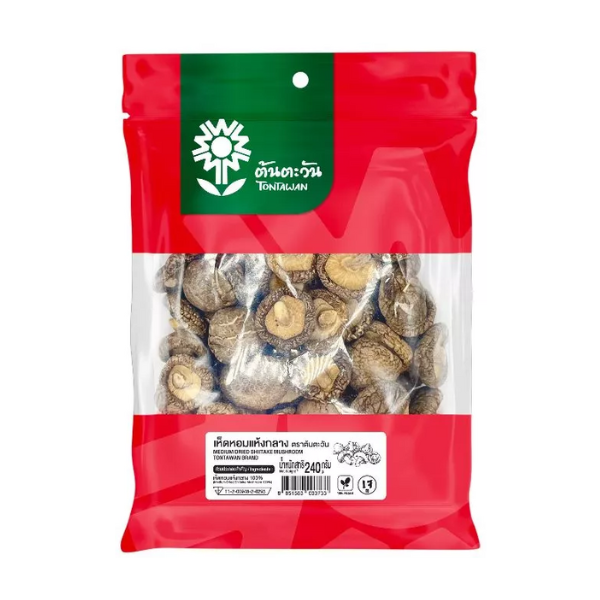 Medium dried shiitake mushrooms 240g