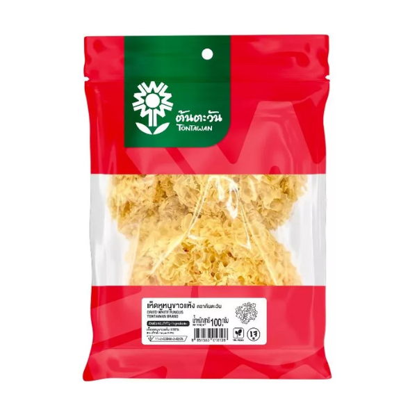 เห็ดหูหนูขาวแห้ง 100g