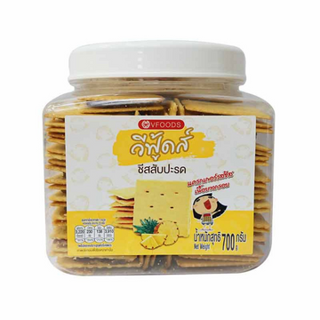 แครกเกอร์ชีสสอดไส้แยมสับปะรด 700g
