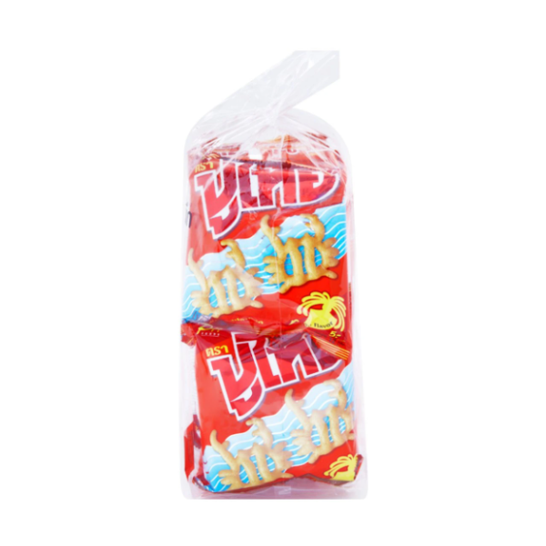 ขนมทอดกรอบ รสปลาหมึก 12g แพ็ค 12
