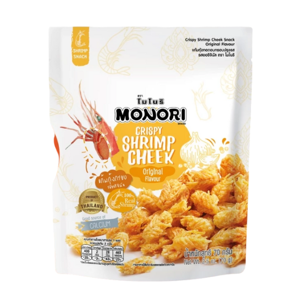 Shrimp cheeks, original flavor 70g