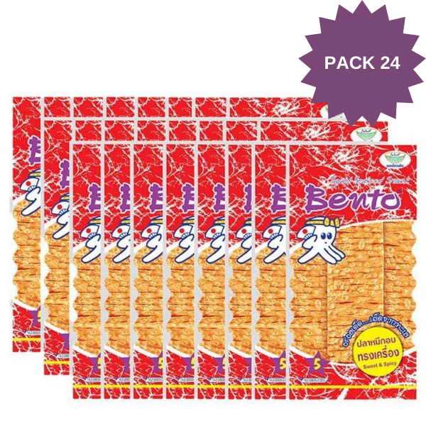 Mixed-flavor baked squid 4g ( Pack of 24 )