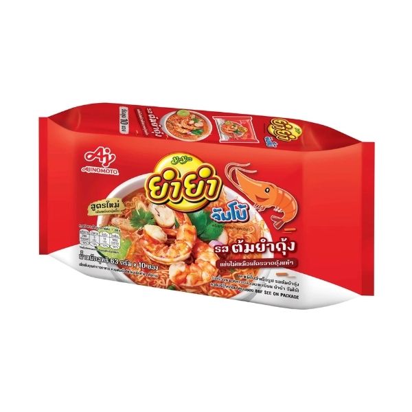 Instant noodles, Tom Yum Goong flavor 63g ( 10-pack )